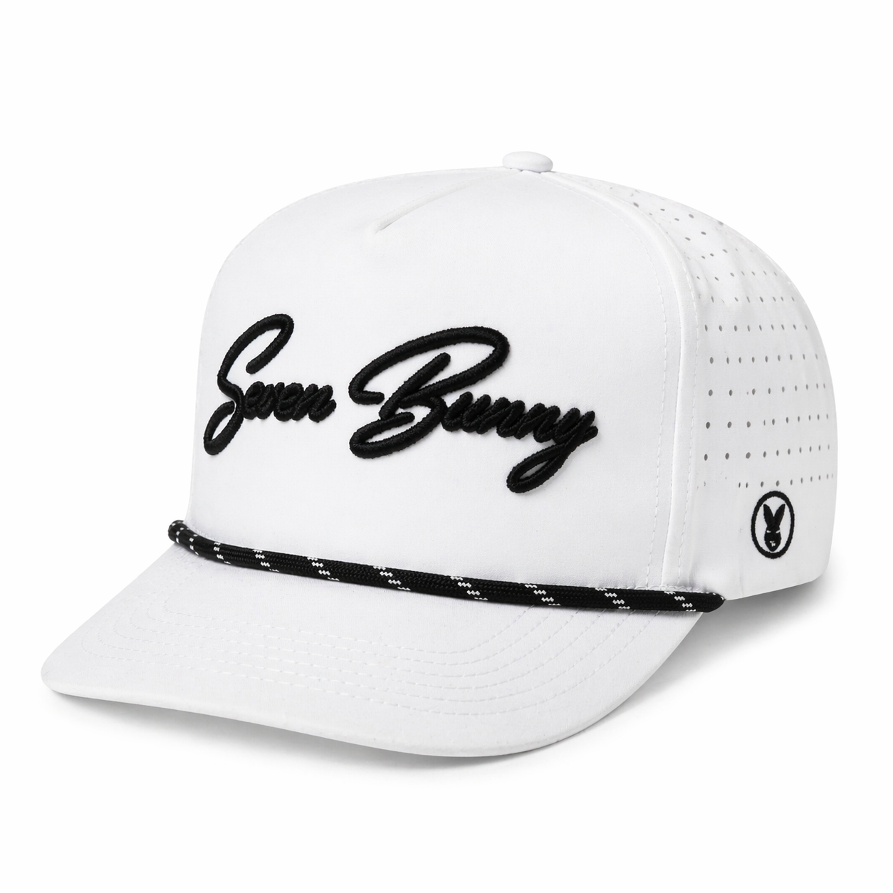 Seven Bunny - White Signature Performance Cap (Rope)