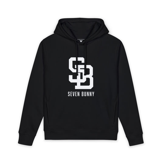 Seven Bunny Varsity Hoodie - Black