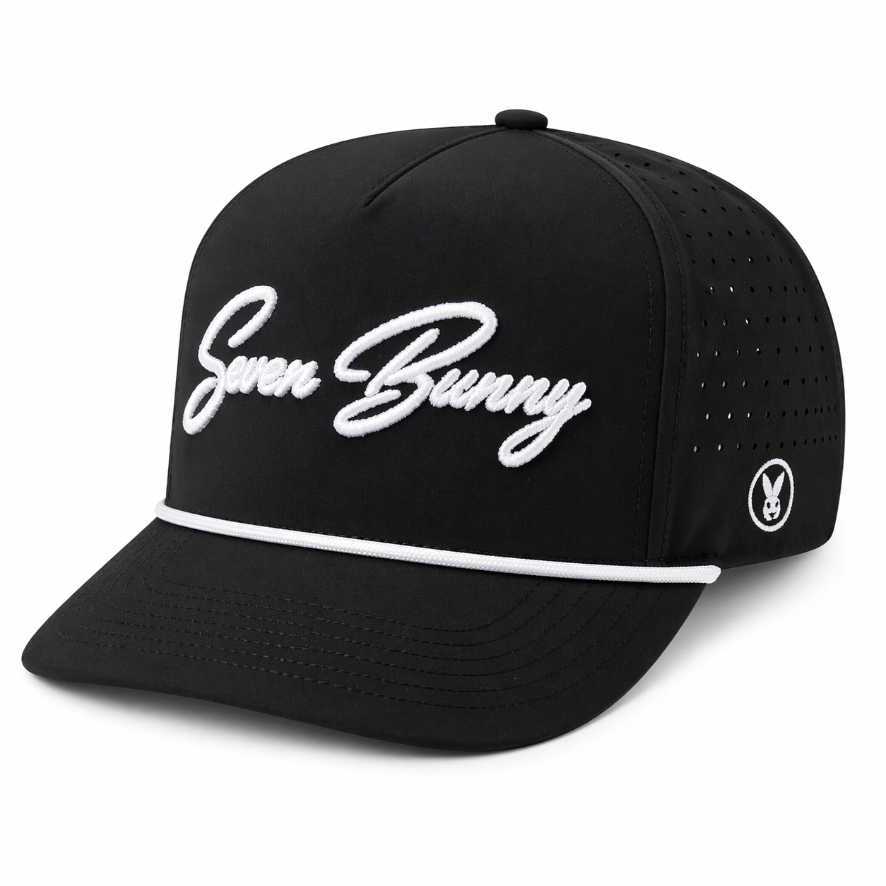 Seven Bunny - White Signature Performance Cap (Rope)