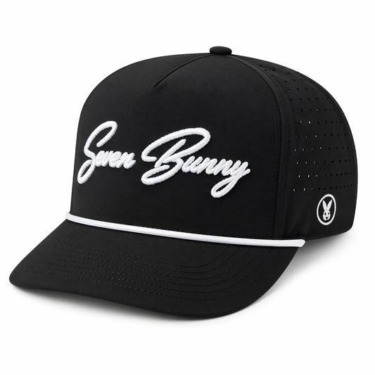 Seven Bunny - White Signature Performance Cap (Rope)