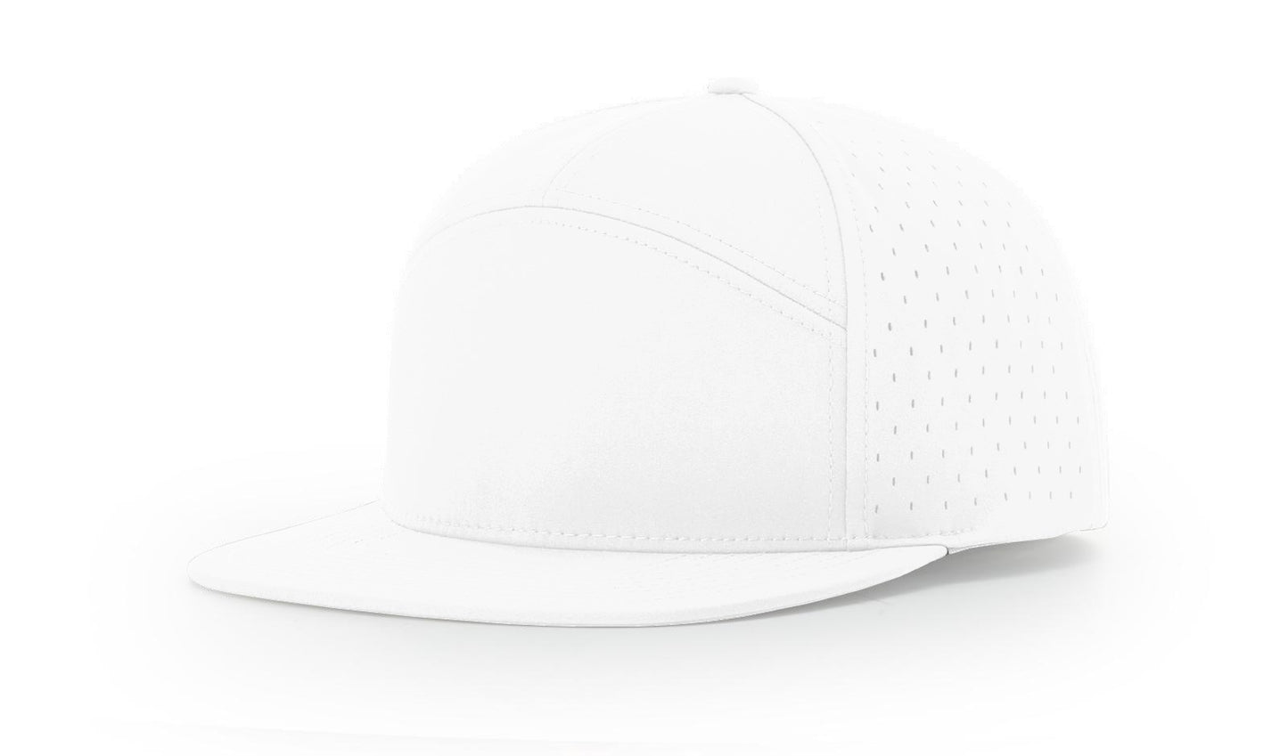 Seven Bunny - 7 Panel Performance Cap (White)